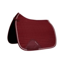 Equestro Sottosella dressage sagomato in cotone - Bordeaux