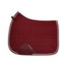 Equestro Sottosella dressage sagomato in cotone - Bordeaux