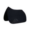 Equestro Sottosella dressage sagomato in cotone - Nero