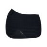 Equestro Sottosella dressage sagomato in cotone - Nero