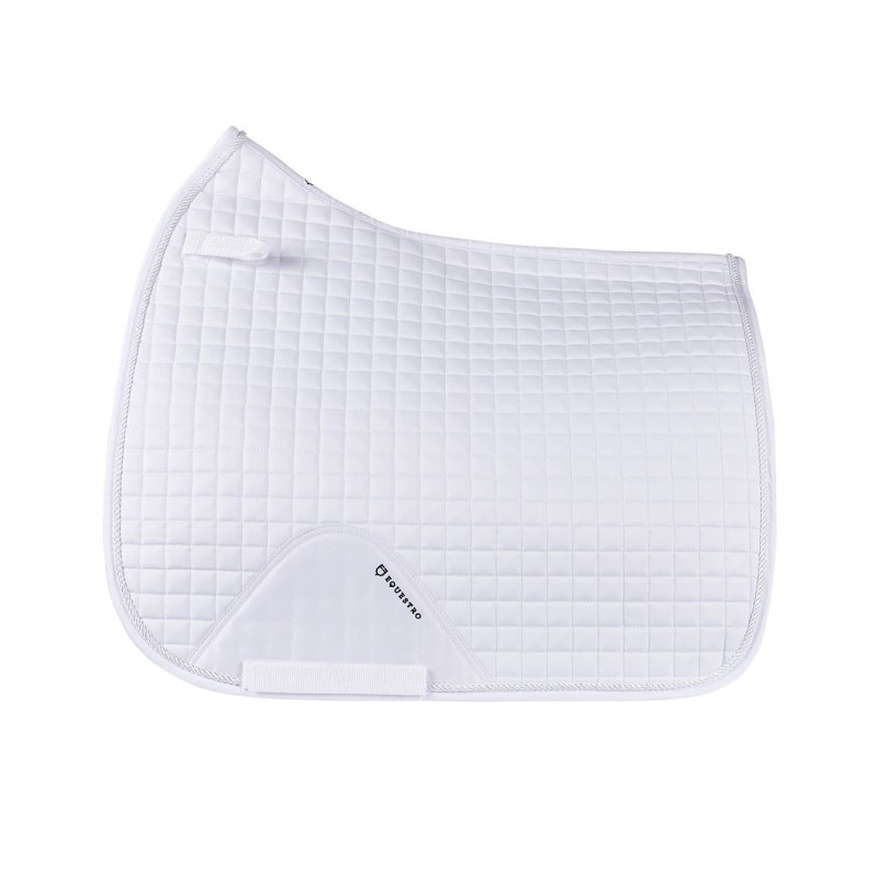 Equestro Sottosella dressage sagomato in cotone - Bianco