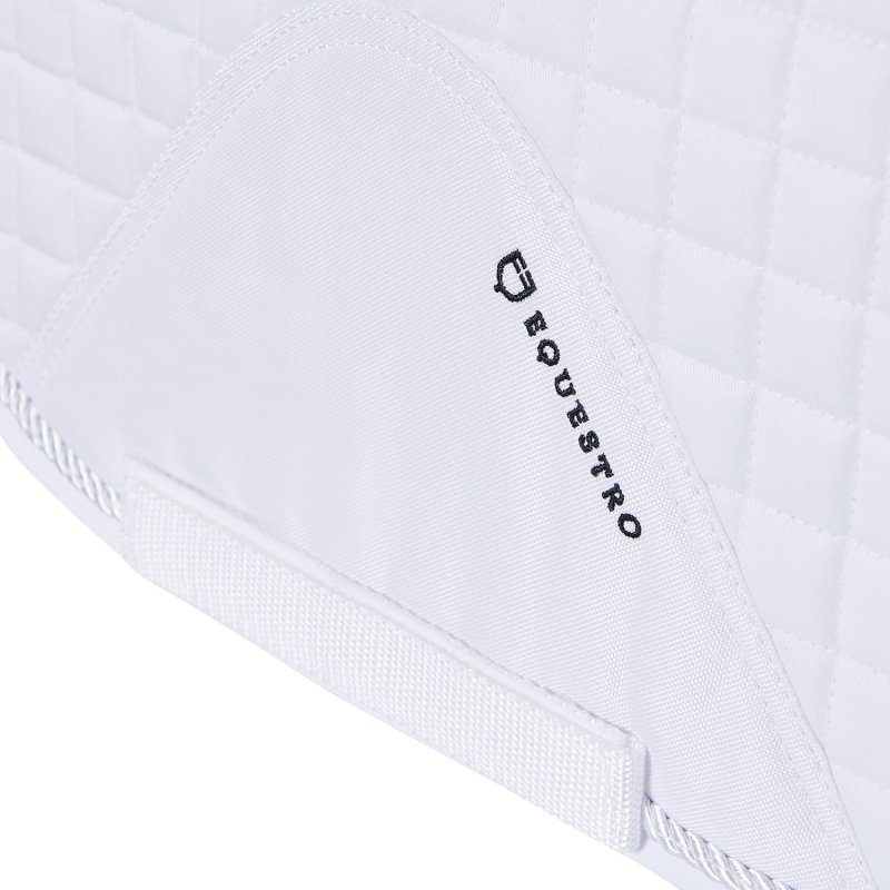 Equestro Sottosella dressage sagomato in cotone - Bianco