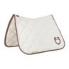 Equestro Sottosella dressage con cordoncino intrecciato - Bianco antico/Marrone