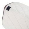 Equestro Sottosella dressage con cordoncino intrecciato - Bianco antico/Marrone