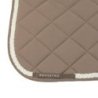 Equestro Sottosella dressage con cordoncino intrecciato - Noce/Bianco antico
