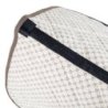 Equestro Sottosella dressage con stampa monogram - Bianco antico/Noce
