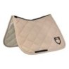 Equestro Sottosella dressage con stampa monogram - Oxford Tan/Nero