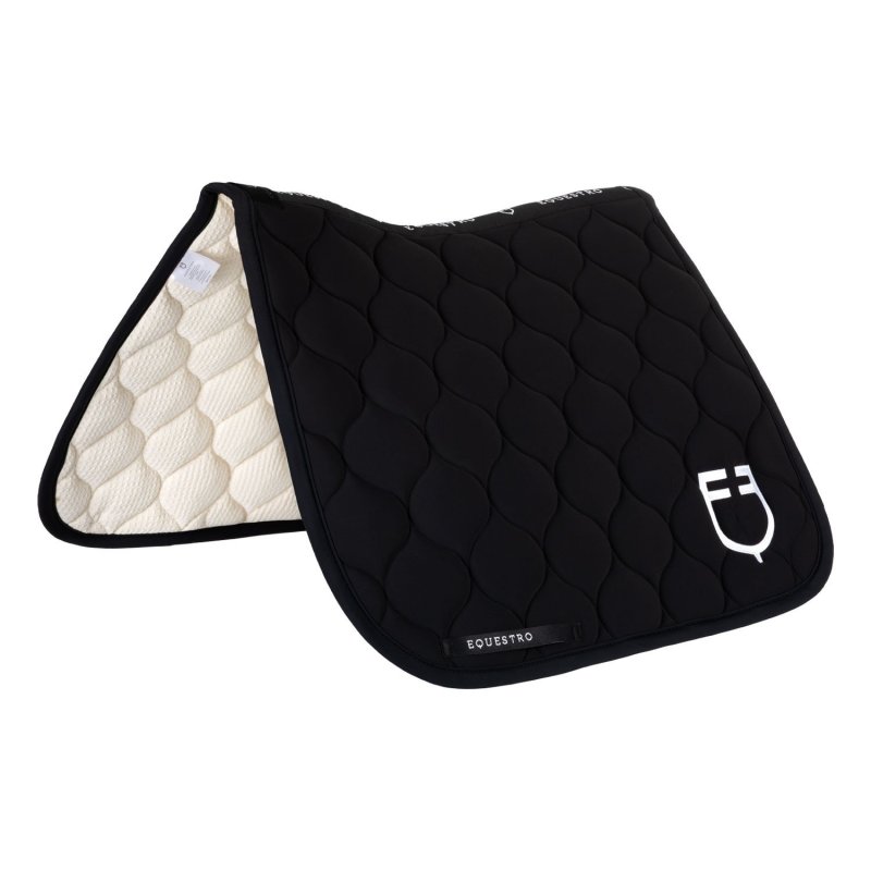 Equestro Sottosella dressage con trapuntatura a cipolla - Nero