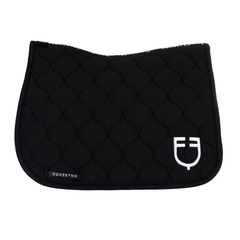 Equestro Sottosella dressage con trapuntatura a cipolla - Nero