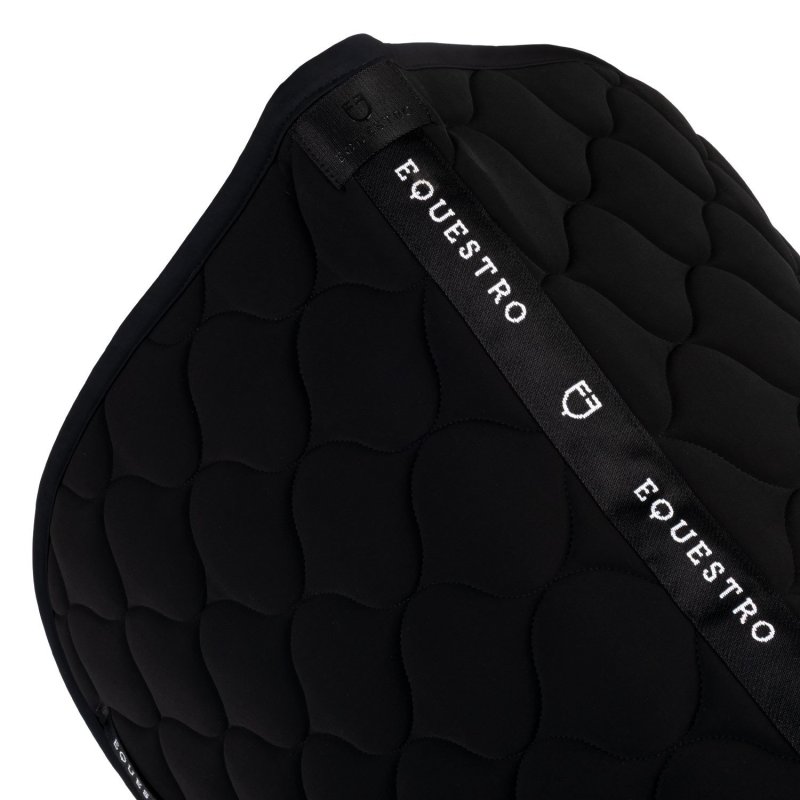 Equestro Sottosella dressage con trapuntatura a cipolla - Nero