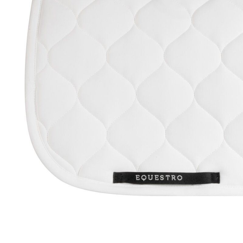 Equestro Sottosella dressage con trapuntatura a cipolla - Bianco