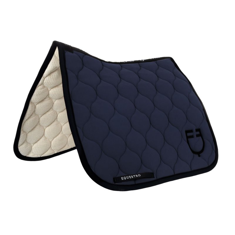 Equestro Sottosella dressage con trapuntatura a cipolla - Blu navy