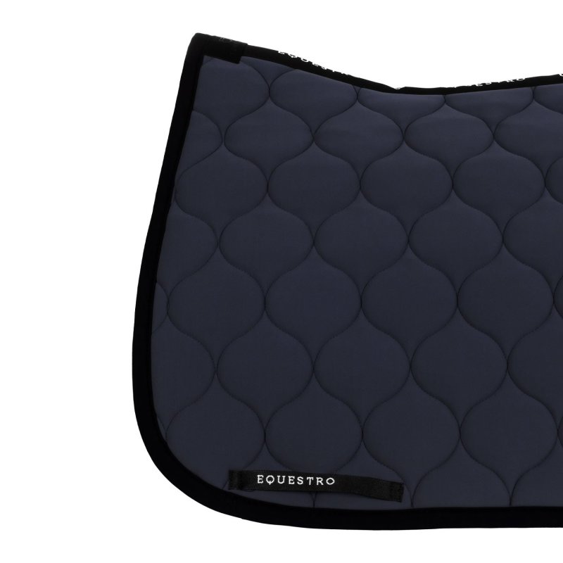 Equestro Sottosella dressage con trapuntatura a cipolla - Blu navy