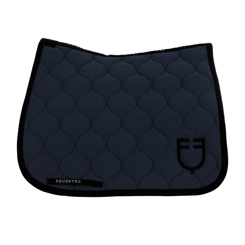 Equestro Sottosella dressage con trapuntatura a cipolla - Blu navy