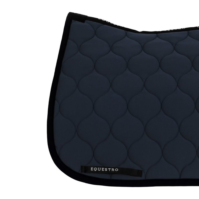 Equestro Sottosella dressage con trapuntatura a cipolla - Blu navy