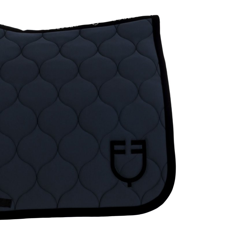 Equestro Sottosella dressage con trapuntatura a cipolla - Blu navy