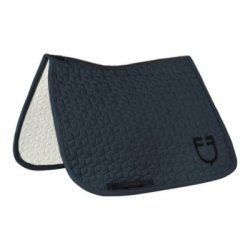 Equestro Sottosella dressage con trapuntatura a cubi - Blu navy