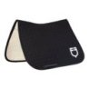 Equestro Sottosella dressage con trapuntatura a cubi - Nero