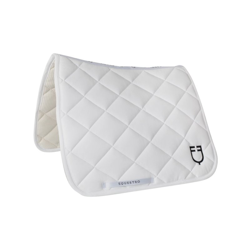 Equestro Sottosella dressage con trapuntatura a rombi - Bianco