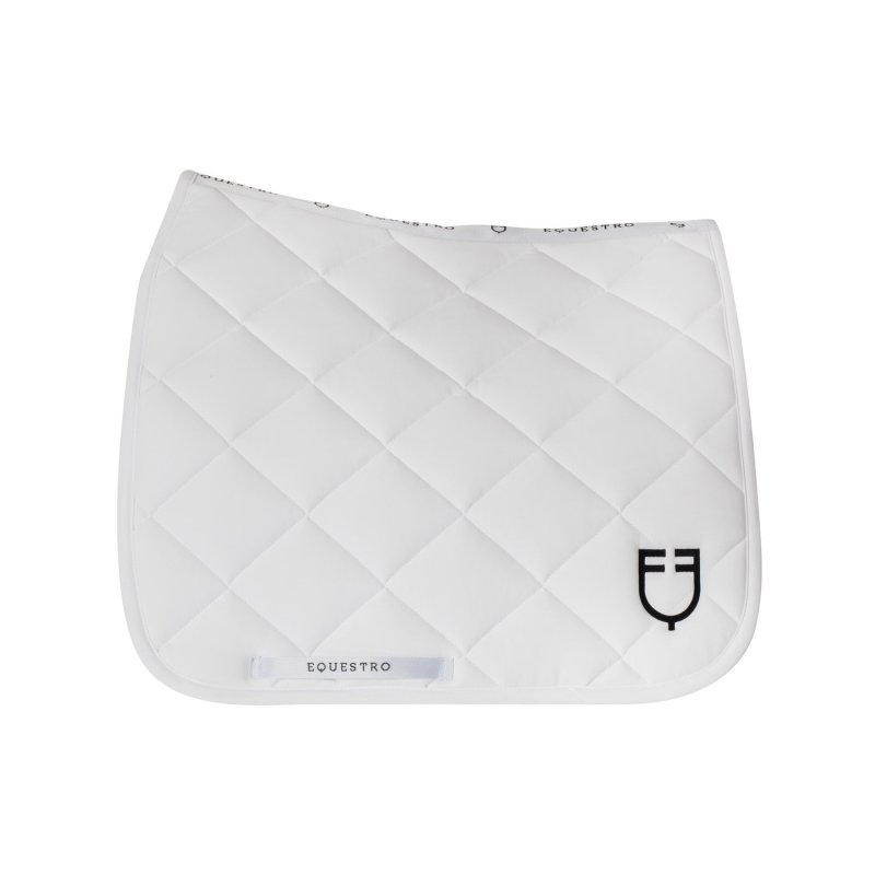 Equestro Sottosella dressage con trapuntatura a rombi - Bianco