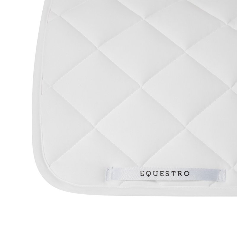 Equestro Sottosella dressage con trapuntatura a rombi - Bianco