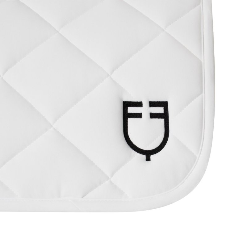 Equestro Sottosella dressage con trapuntatura a rombi - Bianco