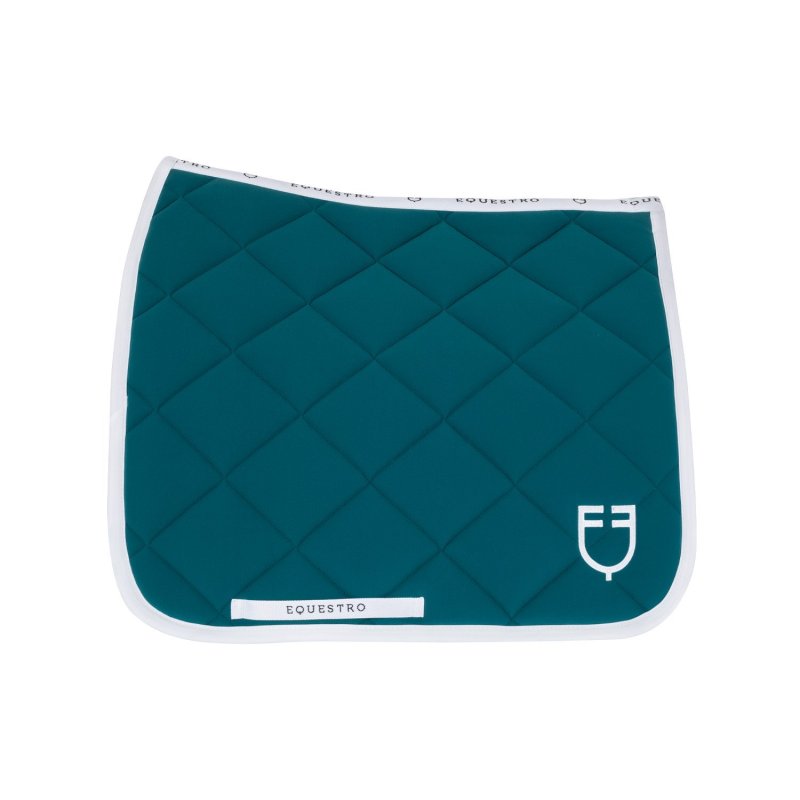 Equestro Sottosella dressage con trapuntatura a rombi - Petrolio