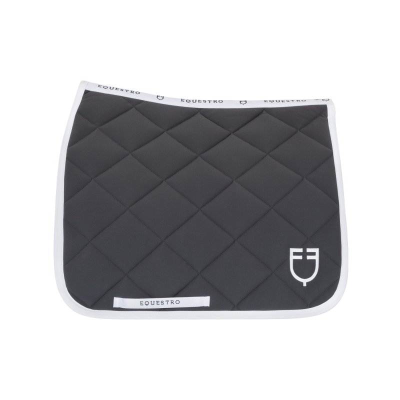 Equestro Sottosella dressage con trapuntatura a rombi - Asphalt