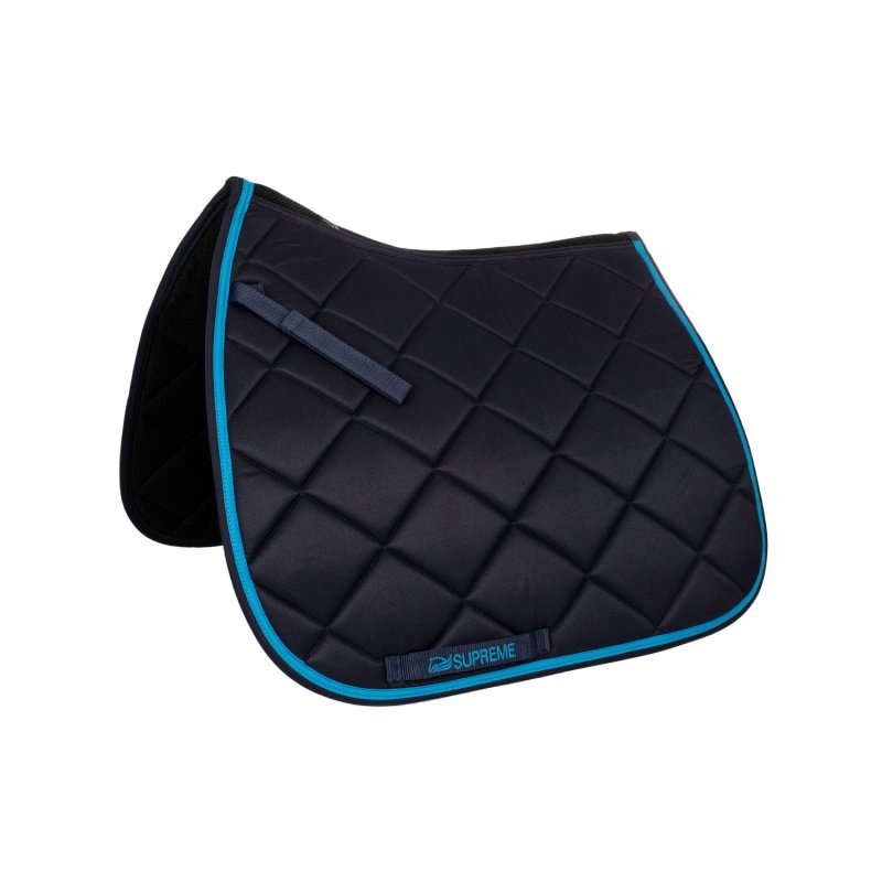 Supreme Sottosella dressage trapuntato - Blu navy/Blu royal