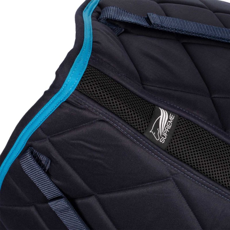 Supreme Sottosella dressage trapuntato - Blu navy/Blu royal