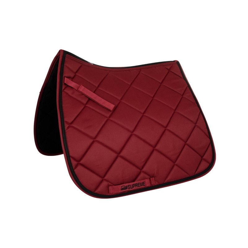 Supreme Sottosella dressage trapuntato - Bordeaux/Nero