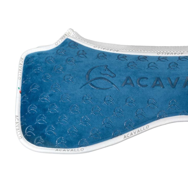 Acavallo Compensatore dressage Memory Foam Louvre Grip - Ocean