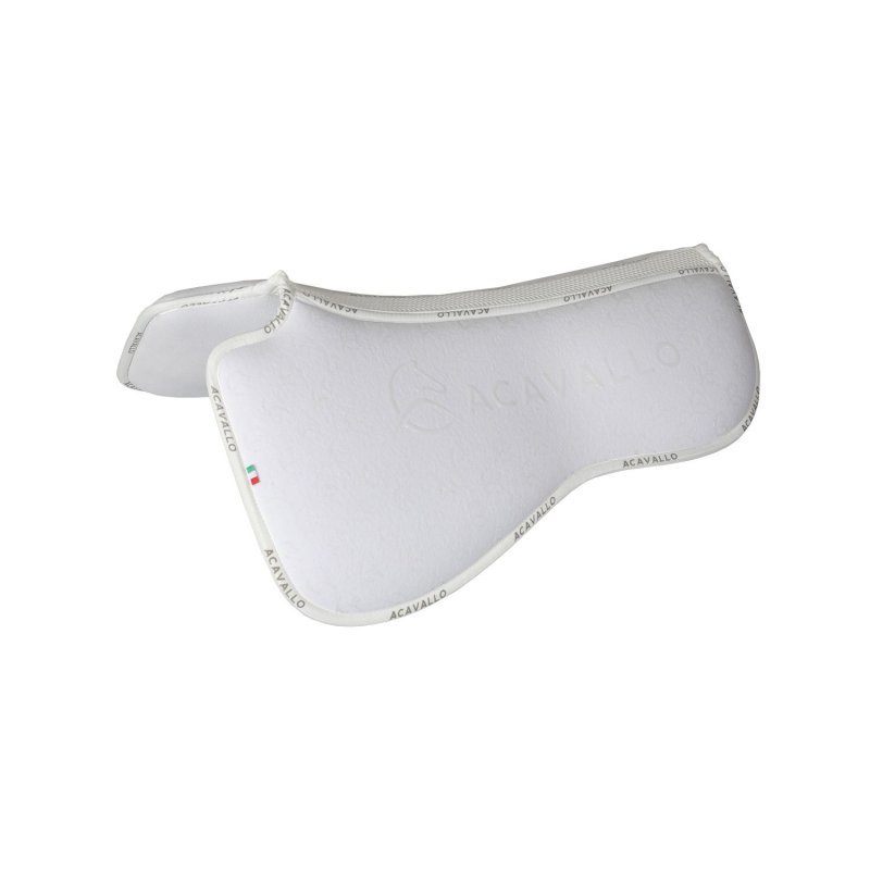 Acavallo Compensatore dressage Memory Foam Louvre Grip - Bianco