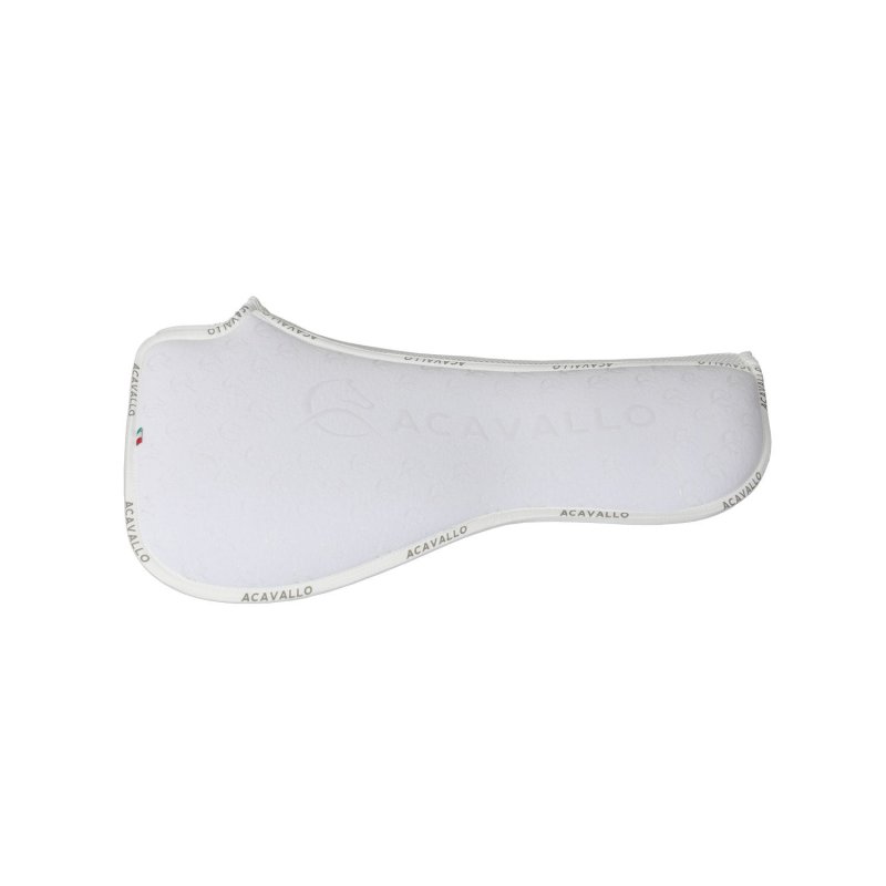 Acavallo Compensatore dressage Memory Foam Louvre Grip - Bianco