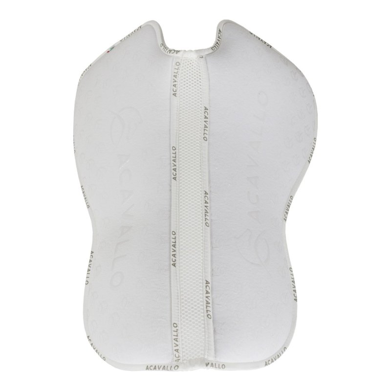 Acavallo Compensatore dressage Memory Foam Louvre Grip - Bianco