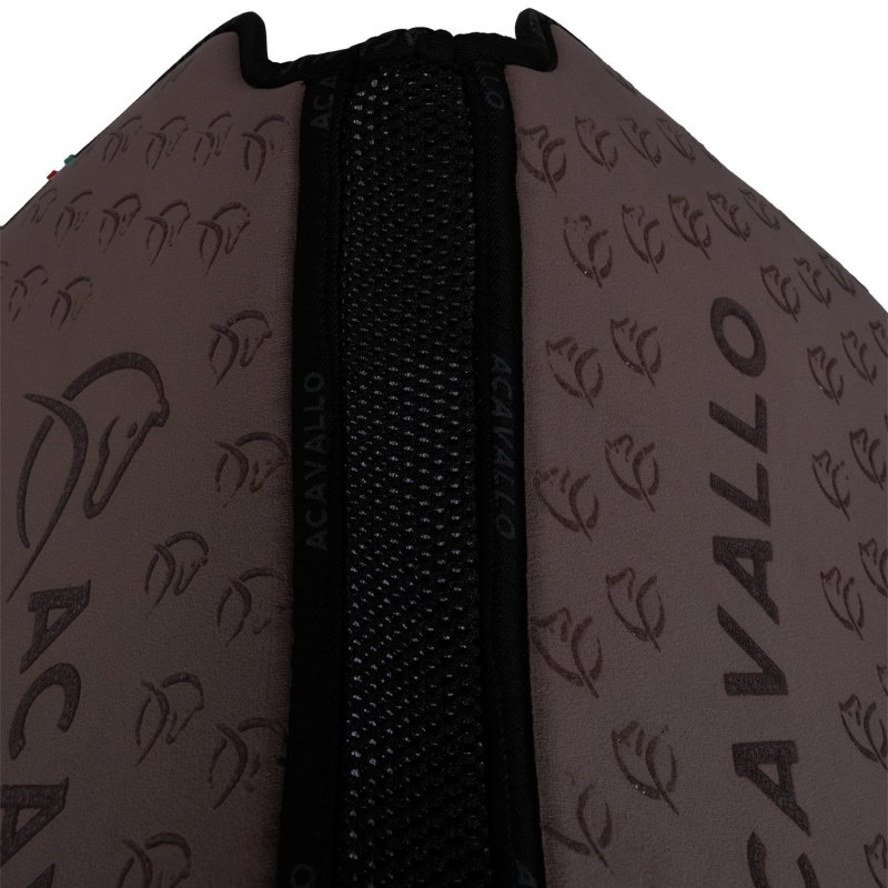 Acavallo Compensatore dressage Memory Foam Louvre Grip - Marrone