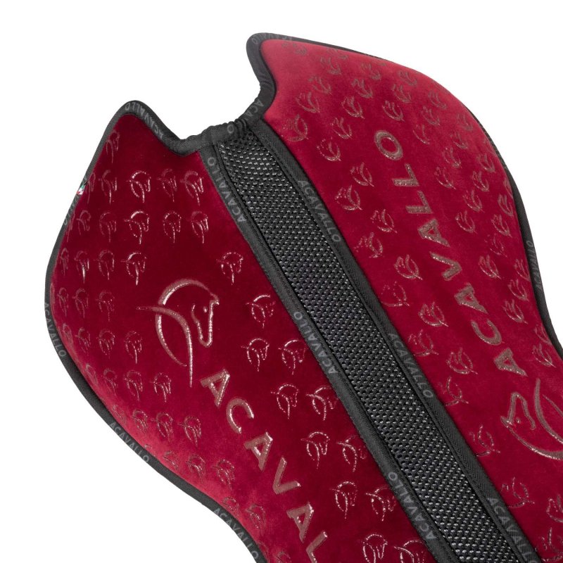 Acavallo Compensatore dressage Memory Foam Louvre Grip - Vinaccia