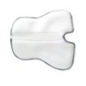 Acavallo Compensatore dressage Memory Foam camoscio e silicone - Bianco