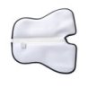Acavallo Compensatore dressage Memory Foam camoscio e silicone - Bianco