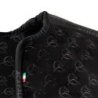Acavallo Compensatore dressage Memory Foam camoscio e silicone - Nero