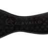 Acavallo Compensatore dressage Memory Foam camoscio e silicone - Nero