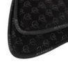 Acavallo Compensatore dressage Memory Foam camoscio e silicone - Nero
