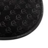 Acavallo Compensatore dressage Memory Foam camoscio e silicone - Nero
