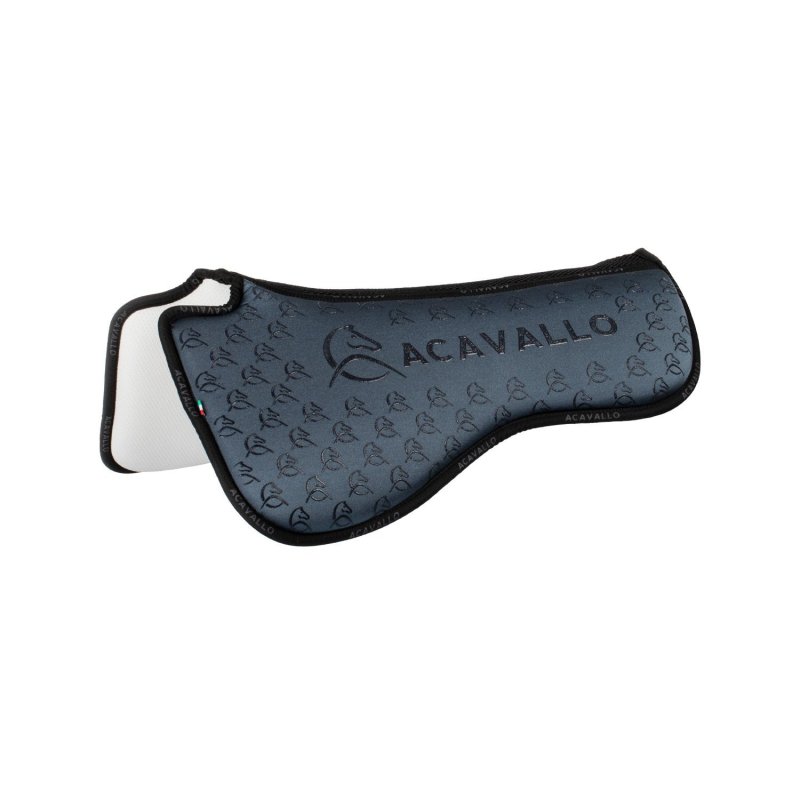 Acavallo Compensatore dressage Memory Foam bambù e silicone - Smoke Dore/Nero