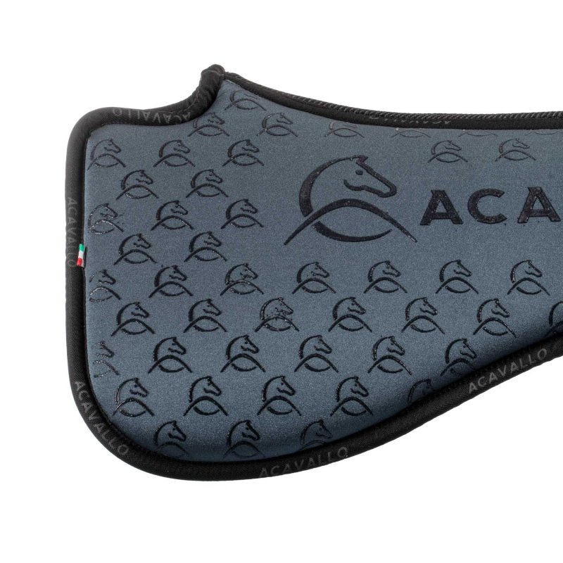 Acavallo Compensatore dressage Memory Foam bambù e silicone - Smoke Dore/Nero