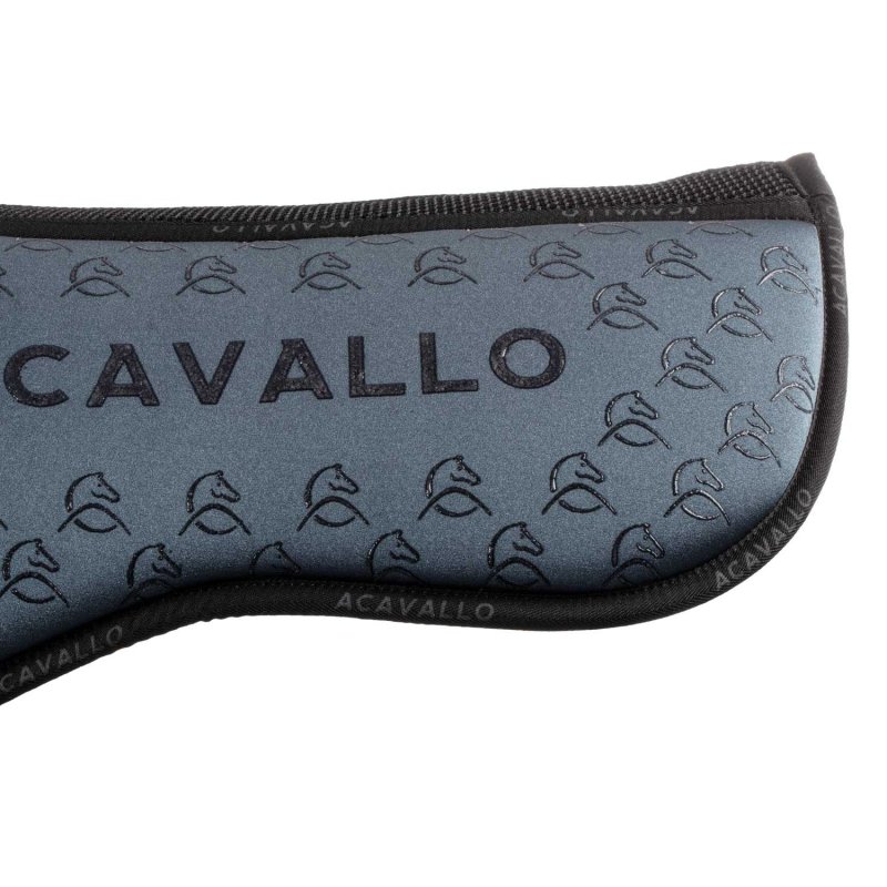 Acavallo Compensatore dressage Memory Foam bambù e silicone - Smoke Dore/Nero