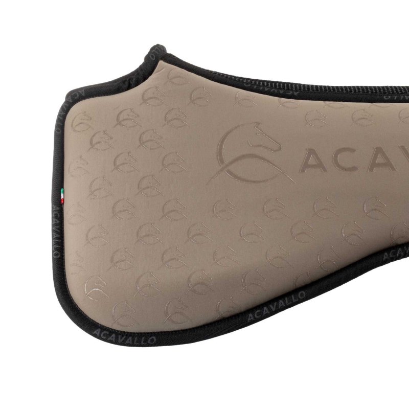 Acavallo Compensatore dressage Memory Foam bambù e silicone - Terra/Nero
