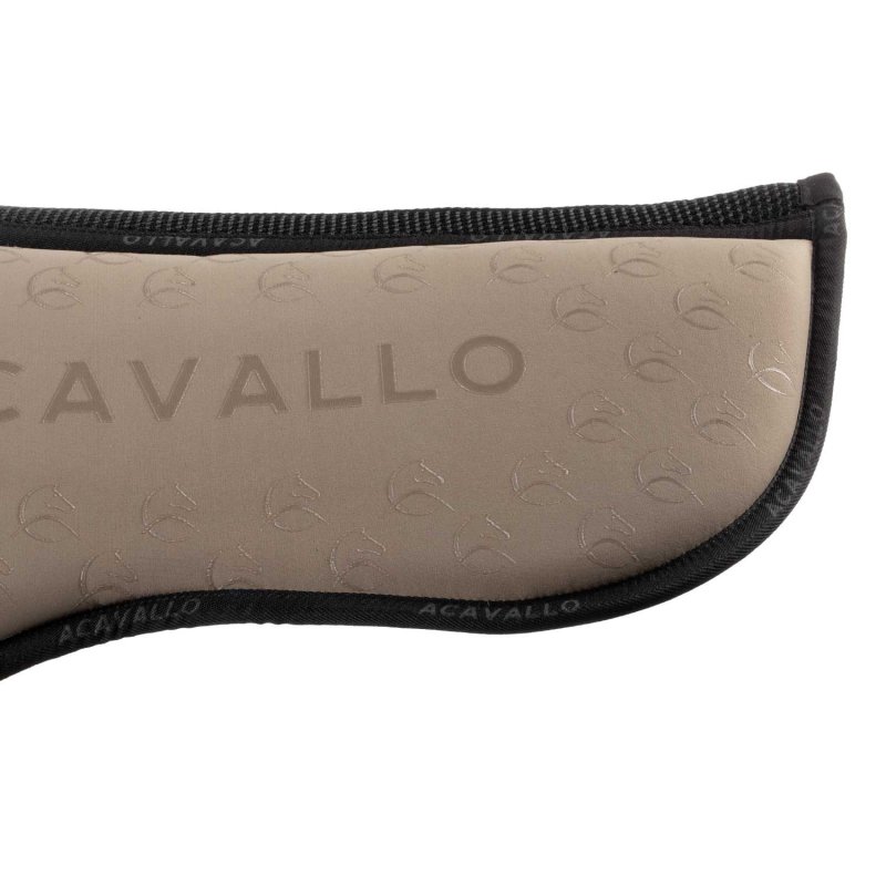 Acavallo Compensatore dressage Memory Foam bambù e silicone - Terra/Nero