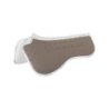 Acavallo Compensatore dressage Memory Foam bambù e silicone - Terra/Bianco