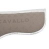 Acavallo Compensatore dressage Memory Foam bambù e silicone - Terra/Bianco